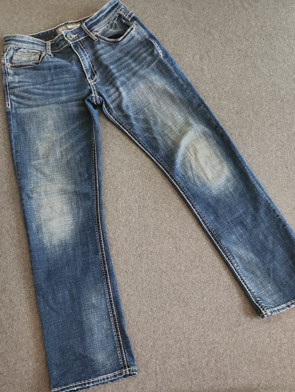 BKE Jake Bootleg Women's Medium Wash Blue Denim Jeans Size 29x29 Casual Comfort
